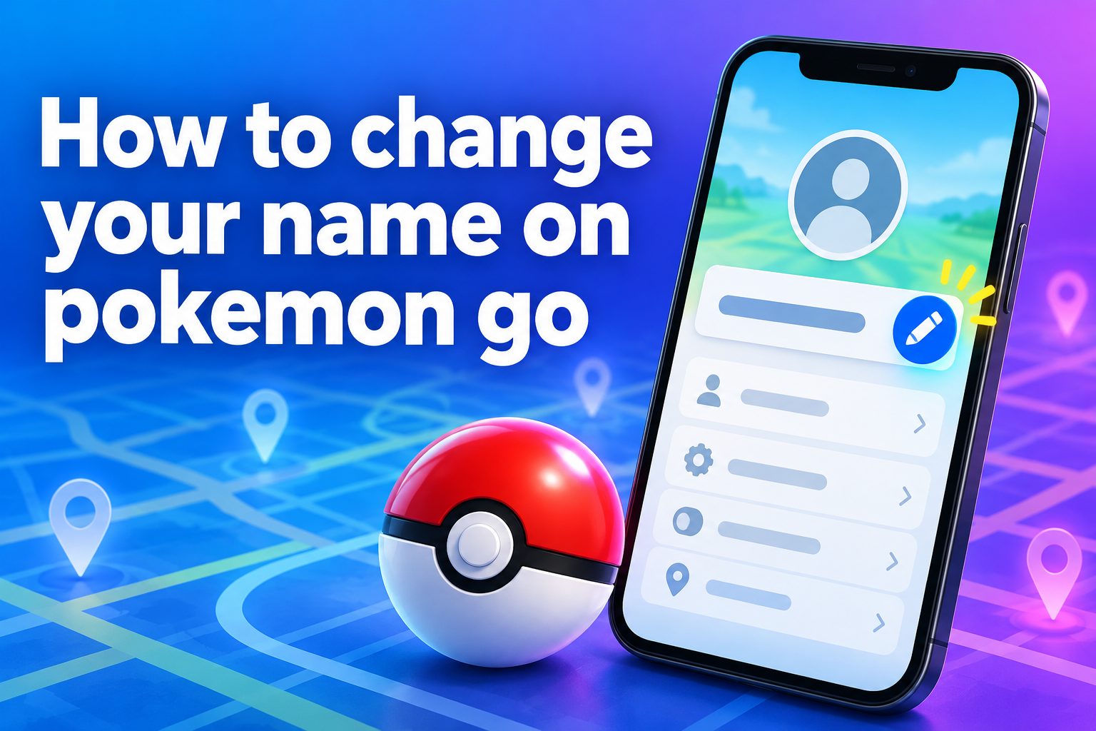 how-to-change-your-name-on-pokemon-go-e2906 Pokémon GO trainer profile screen showing where to edit a player nickname